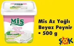 MİS AZ YAĞLI BEYAZ PEYNİR 500 G
